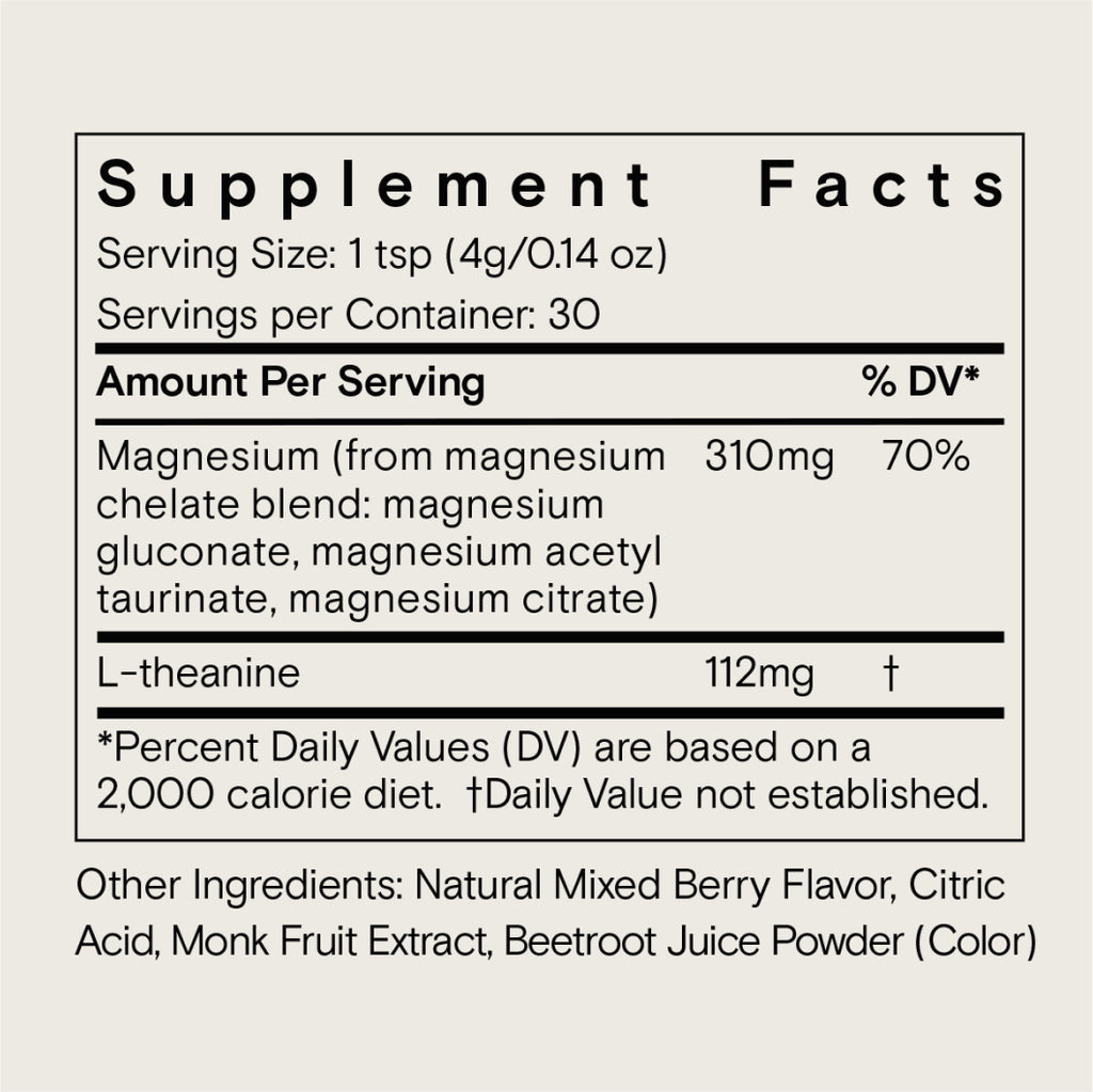 Moon Juice Magnesi-Om Berry Jar Brain Health Rest
